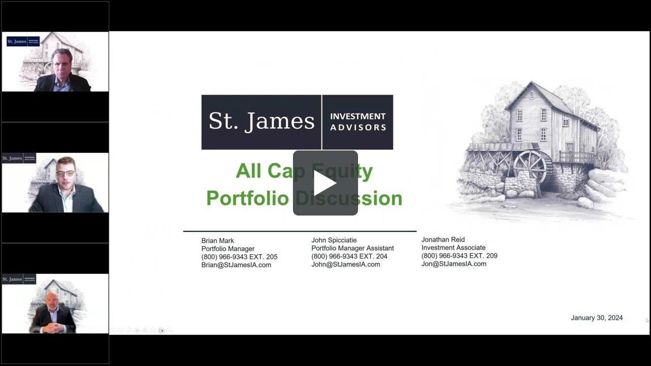All Cap Equity Portfolio St. James Investment Advisors