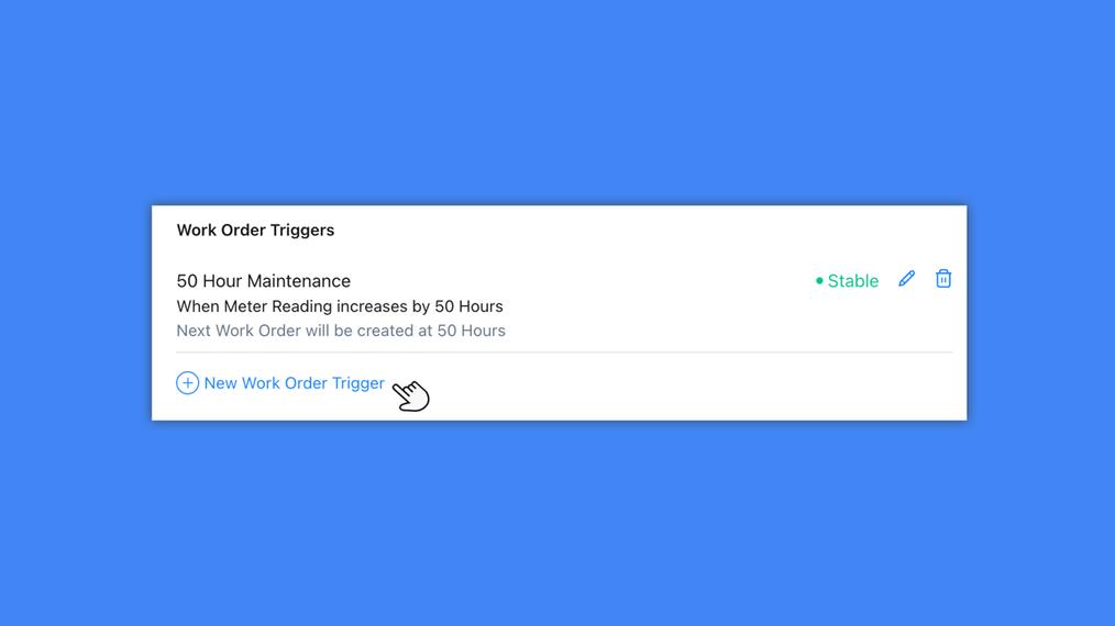 Creating Meter Reading Work Order Triggers