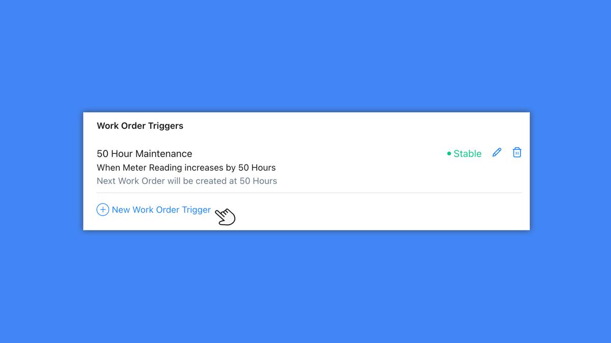 Creating Meter Reading Work Order Triggers