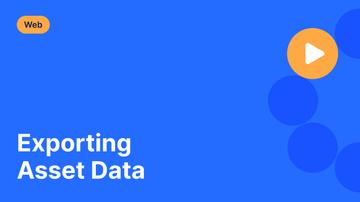 Exporting Asset Data