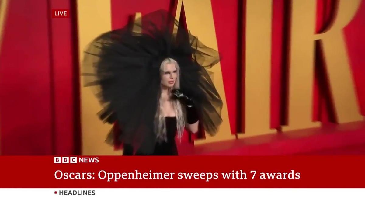 BBC News - Stacy Jones- Post-Oscars Interview