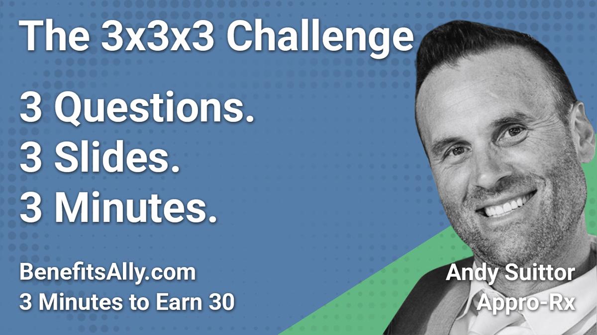 Appro-Rx - 3x3x3 Challenge with Andy Suittor