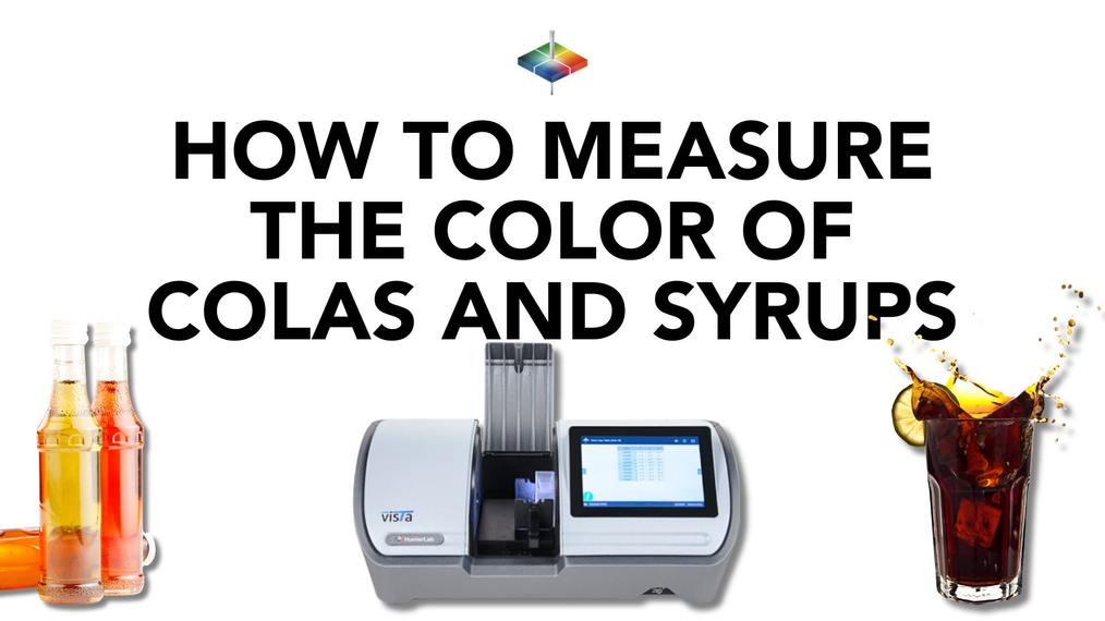 How to measure the color of Colas and Syrups