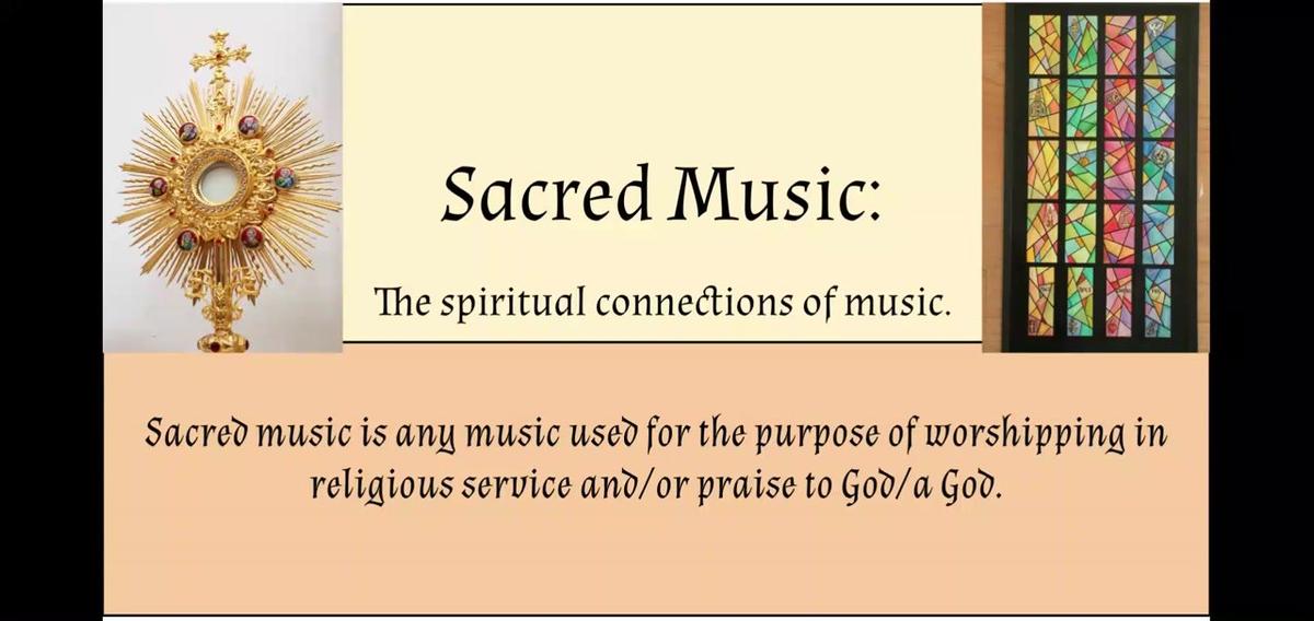 Sacred, Mourning and Celebration Music - Google Slides