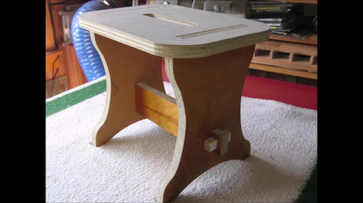 Step Stool Cnc Cut (wide format)
