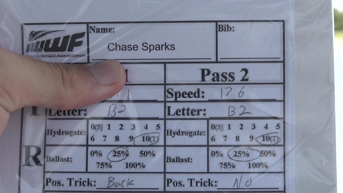 Chase Sparks JM Round 1 Pass 2