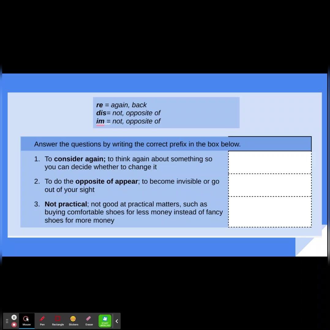 Rewards Lesson 11: Activity I