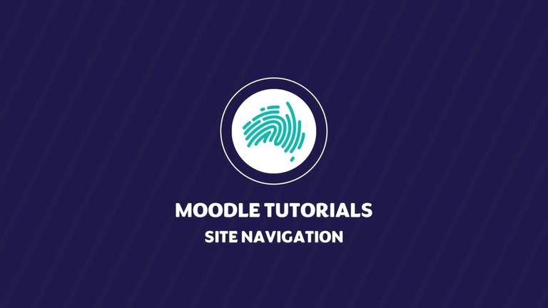 Moodle Site Navigation