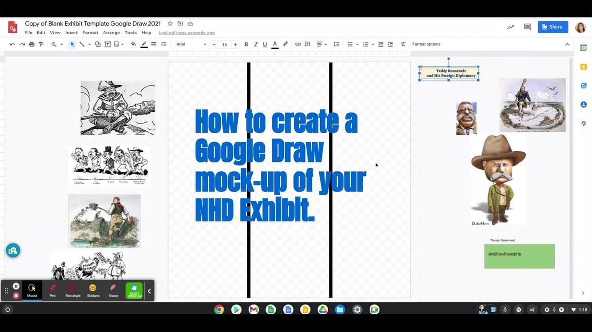 Exhibit Mock-Up Tutorial