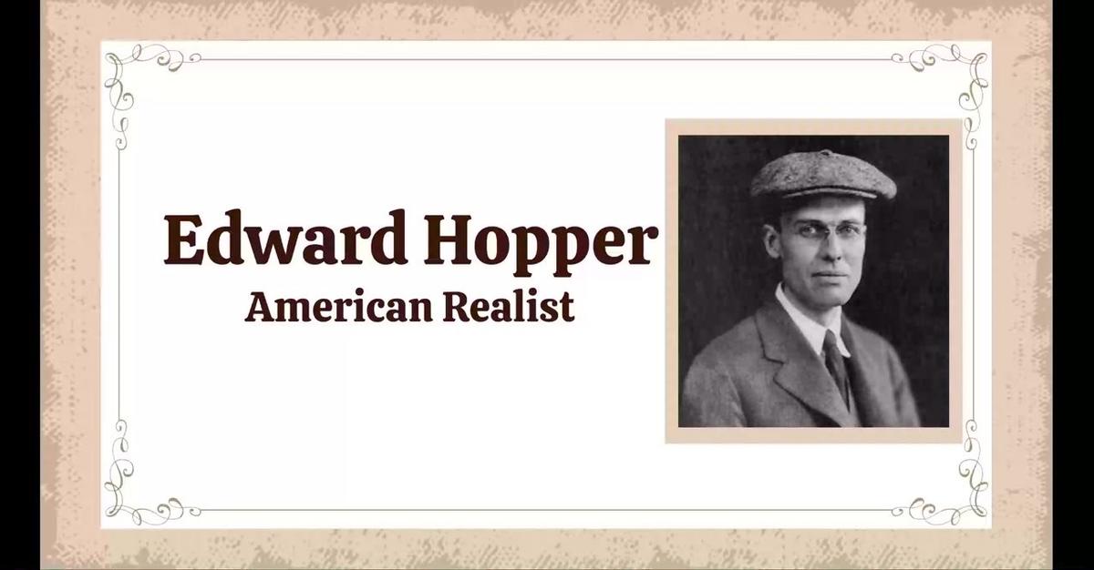 Edward Hopper Art Foundations