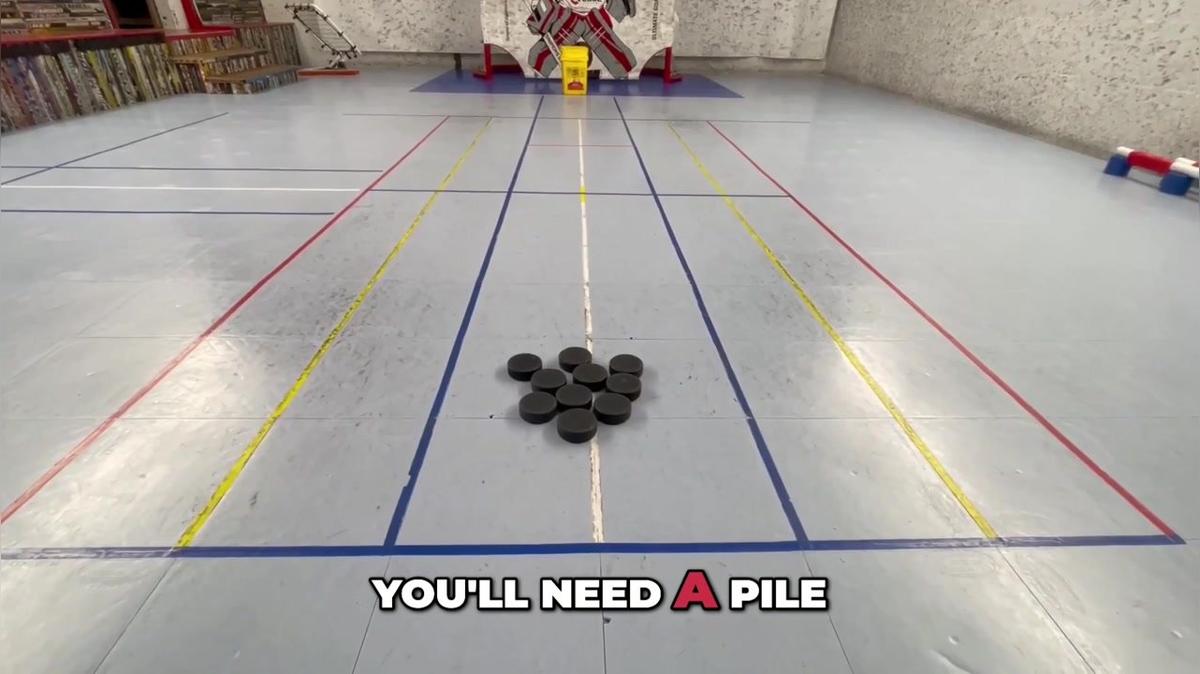 Hockey Challenge Drill Flip &amp; Shoot Your Way to Success