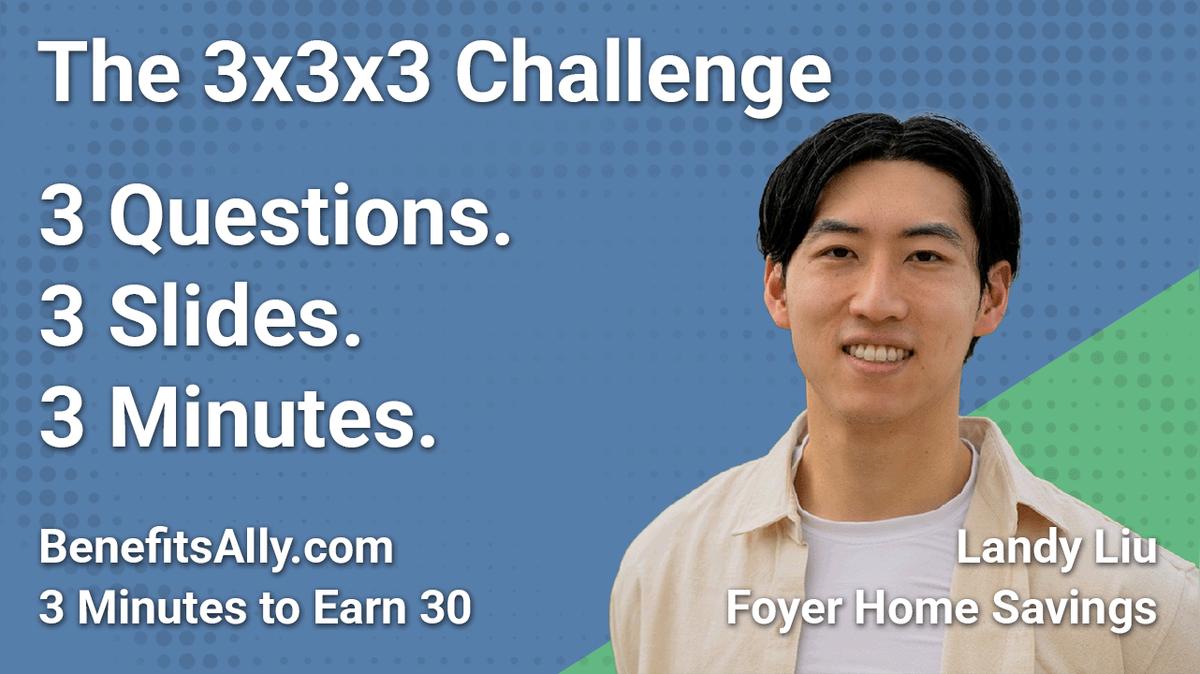 Foyer Home Savings - 3x3x3 Challenge With Landy Liu