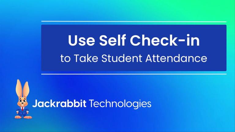 Use Self Check-in to Take Student Attendance