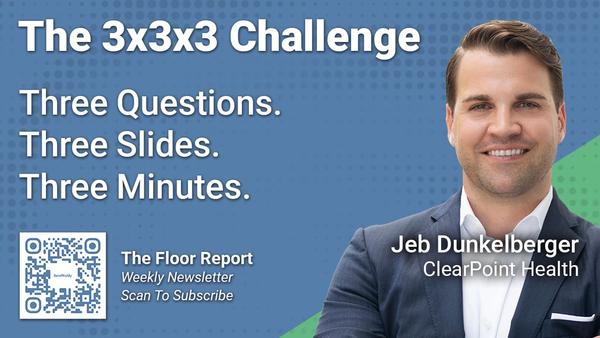 ClearPoint Health - 3x3x3 Challenge With Jeb Dunkelberger