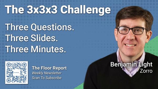 Zorro - 3x3x3 Challenge With Ben Light