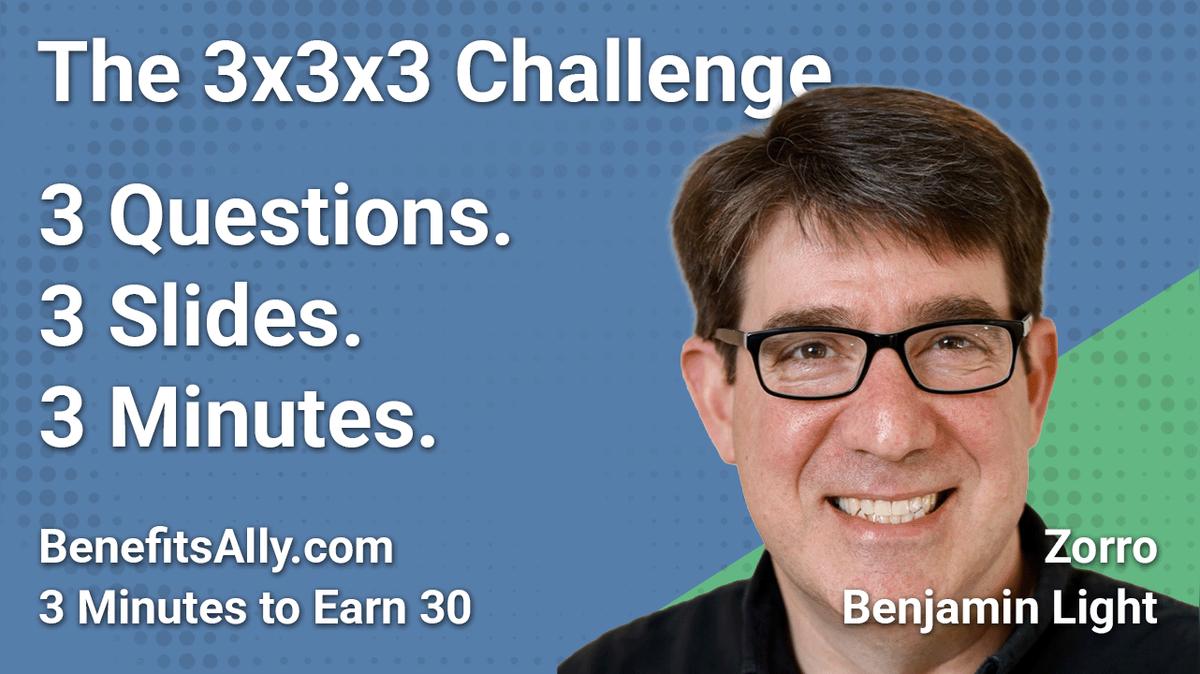 Zorro - 3x3x3 Challenge With Ben Light