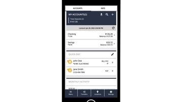 Mobile Banking Interface