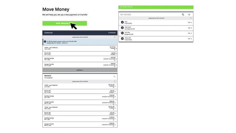 Move Money - Person-To-Person Transfers