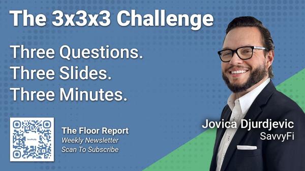 SavvyFi - 3x3x3 Challenge with Jovica Djurdjevic