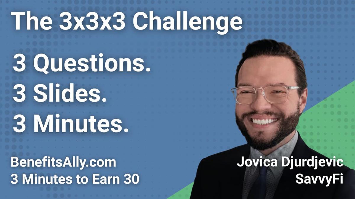 SavvyFi - 3x3x3 Challenge with Jovica Djurdjevic