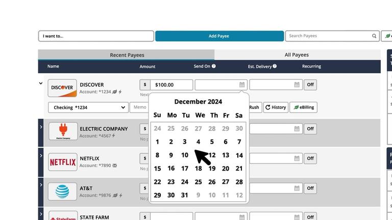 Creating Multiple Payments