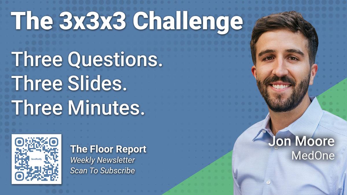 MedOne - 3x3x3 Challenge with Jon Moore