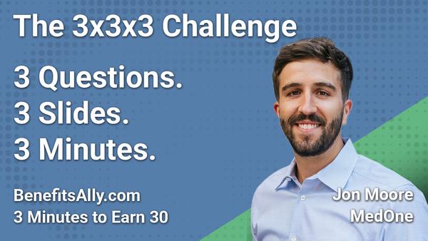 MedOne - 3x3x3 Challenge with Jon Moore