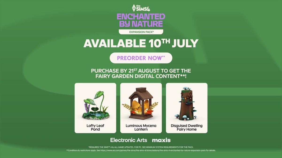 The Sims™ 4 Enchanted by Nature Expansion Pack - PEGI 12