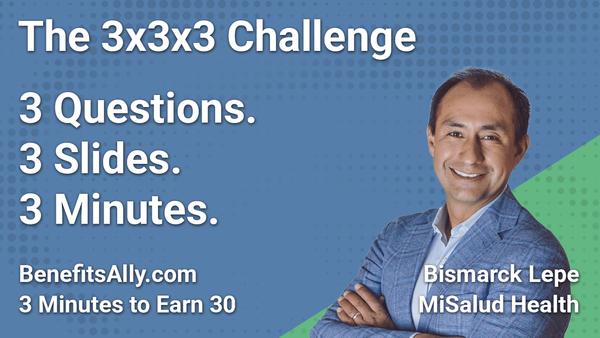 MiSalud Health - 3x3x3 Challenge with Bismarck Lepe