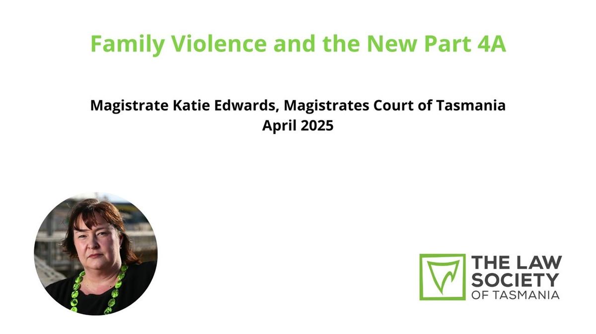 Family Violence and the New Part 4A