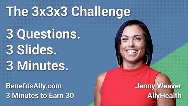 AllyHealth - 3x3x3 Challenge With Jenny Weaver