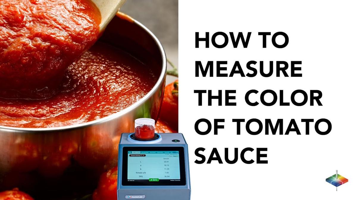 Ensuring Quality: How to Measure the Color of Tomato Sauce
