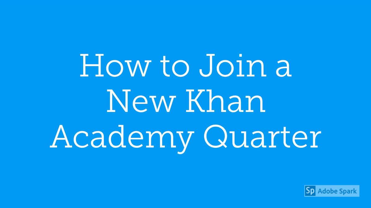 Math 7 How to Add a New Course in Khan Academy