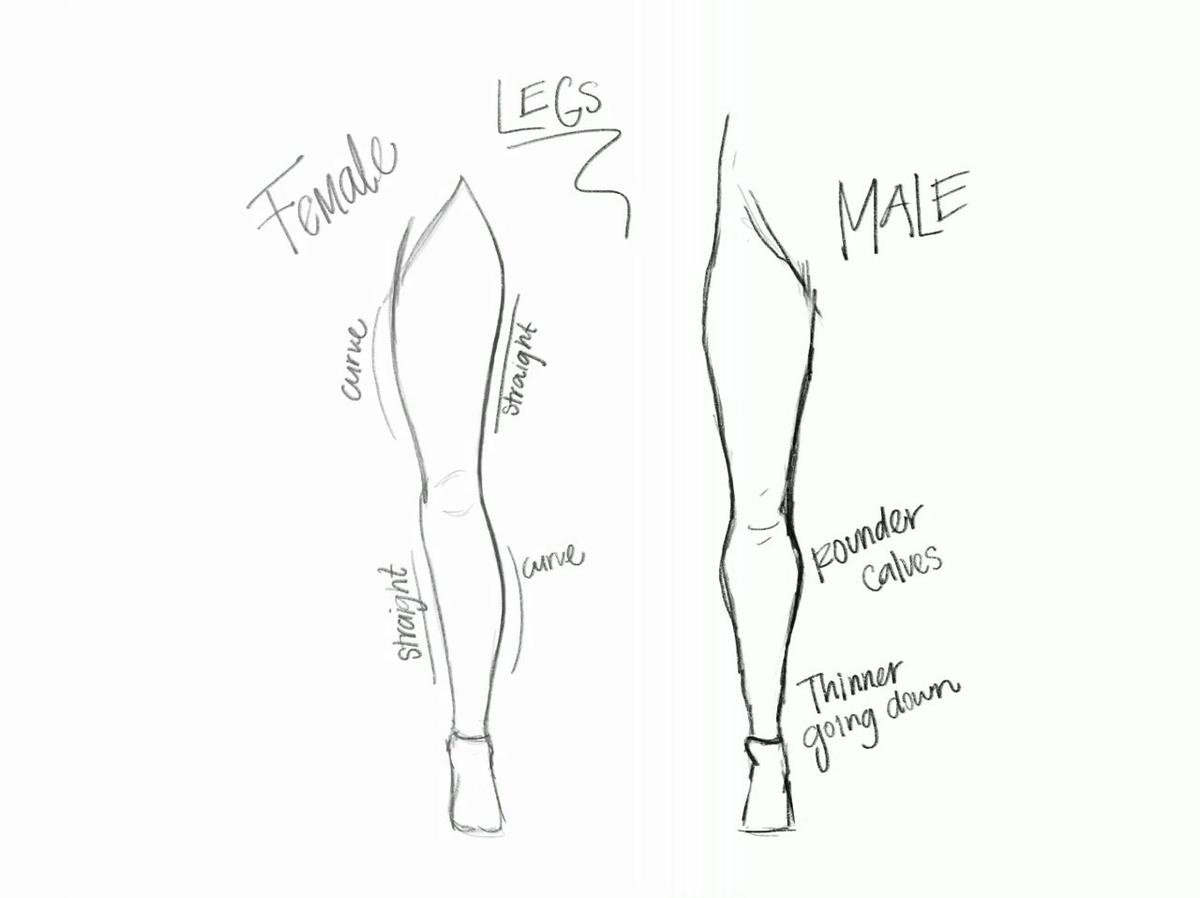Figure drawing - legs