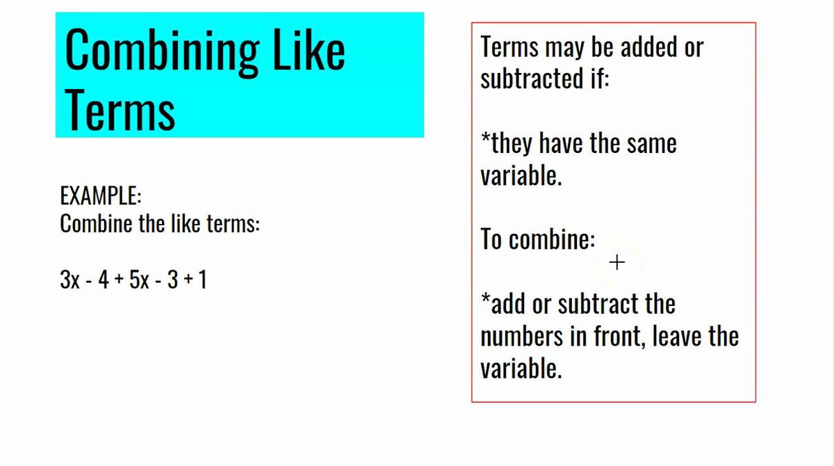 Combining Like Terms.mp4
