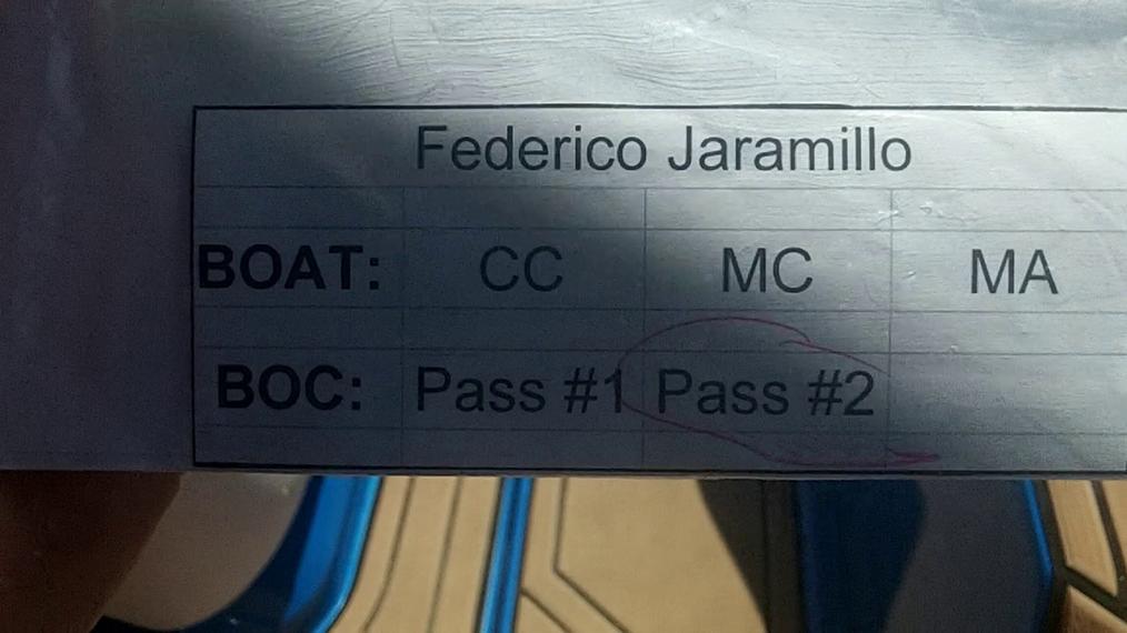 Federico Jaramillo JM Round 1 Pass 1