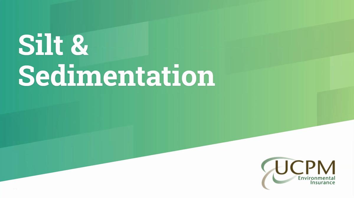 Silt &amp; Sedimentation
