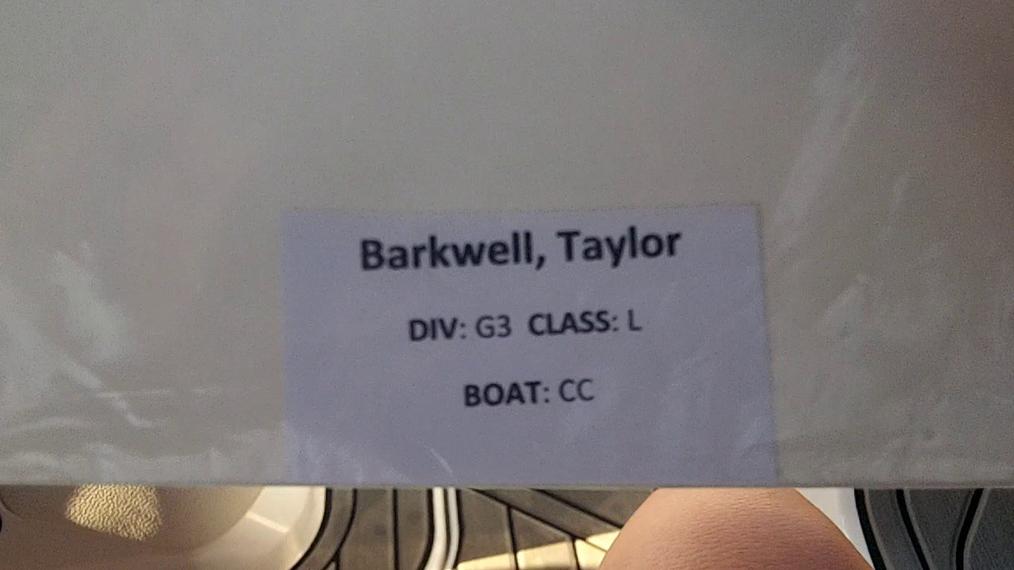 Taylor Barkwell G3 Round 1 Pass 1