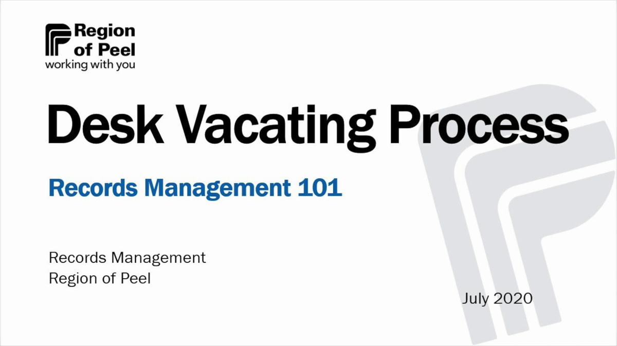 Records Management 101: Info Session Recording