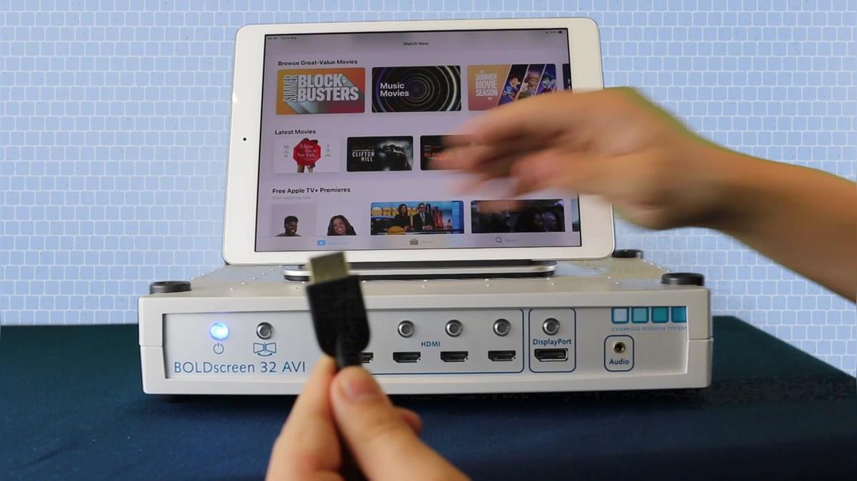 Harmony MRI Entertainment System: Connecting the iPad