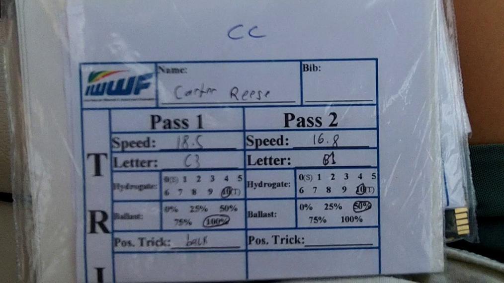 Carter Reese B4 Round 1 Pass 2