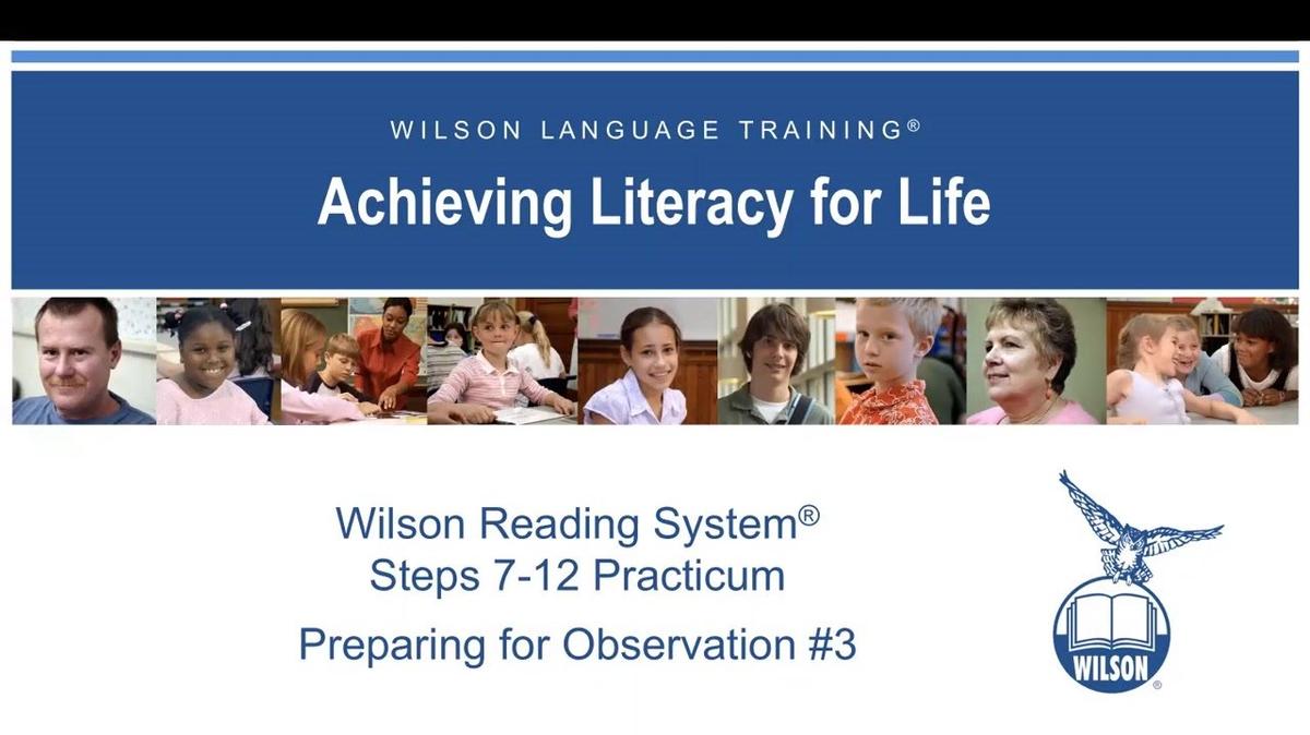 WRS 7-12 Practicum Observation 3 Prep