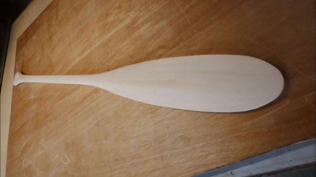 2d canoe paddle to 3D