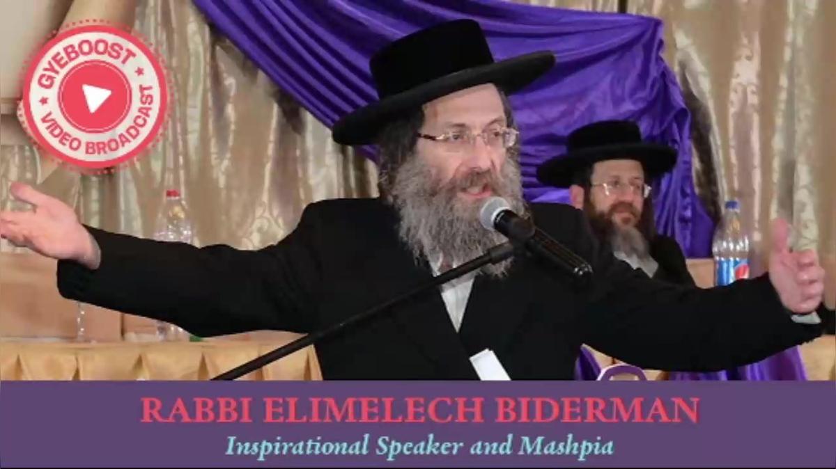 328 - Rabbi Elimelej Biderman - Tu Padre te quiere tal como eres - [Shovavim]