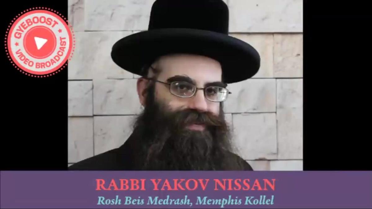 922 - Rabbi Yakov Nissan - No te desates