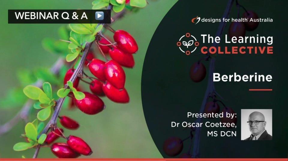 Berberine. Dr Oscar Coetzee Q&amp;A