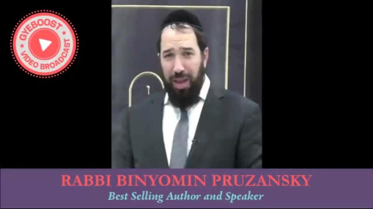 913 - Rabbi Binyamin Pruzansky - La luz al final del túnel