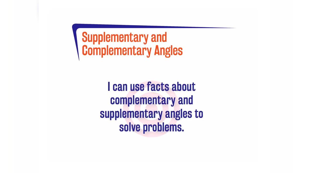 FL 3.7.1 Supplementary and Complementary Angles