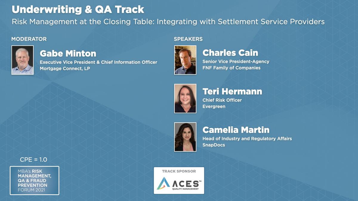 Risk Management at the Closing Table: Integrating with Settlement Service Providers