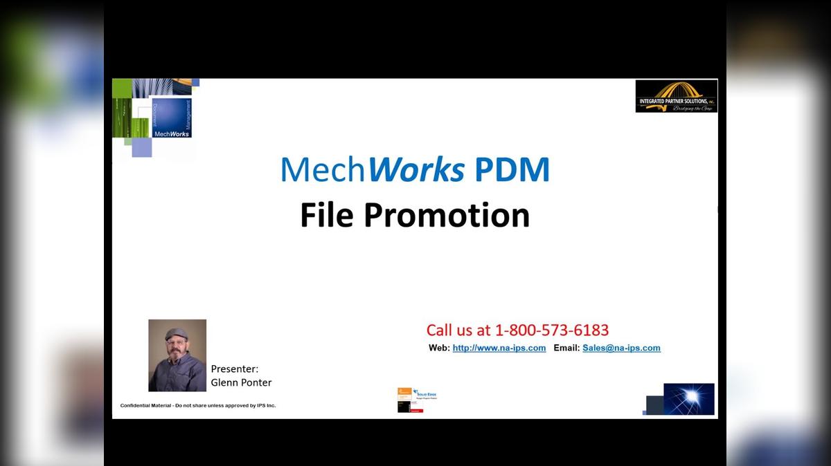 See how MechWorks PDM can be used to promote 2D files to 3D files (with history).